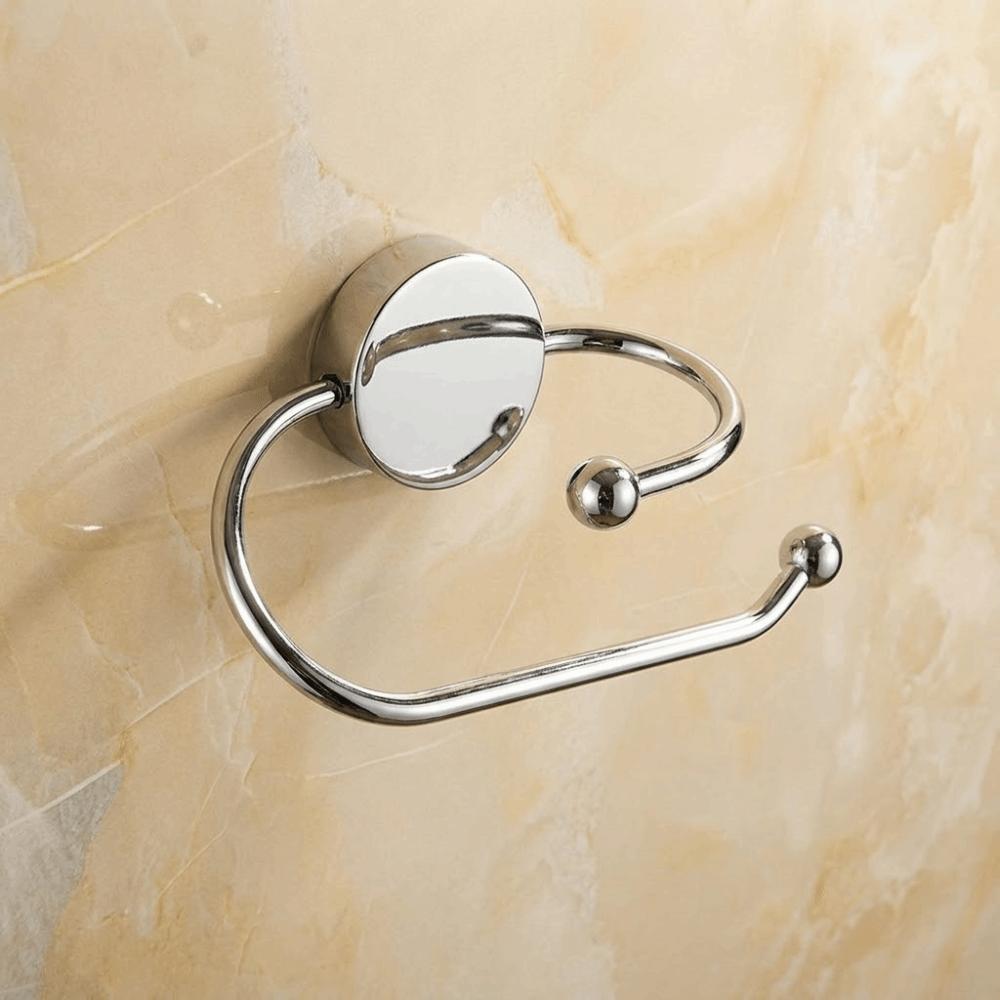 with Suction Cup Bathroom Tissue Holder Stainless Steel Roll Holder Toilet
