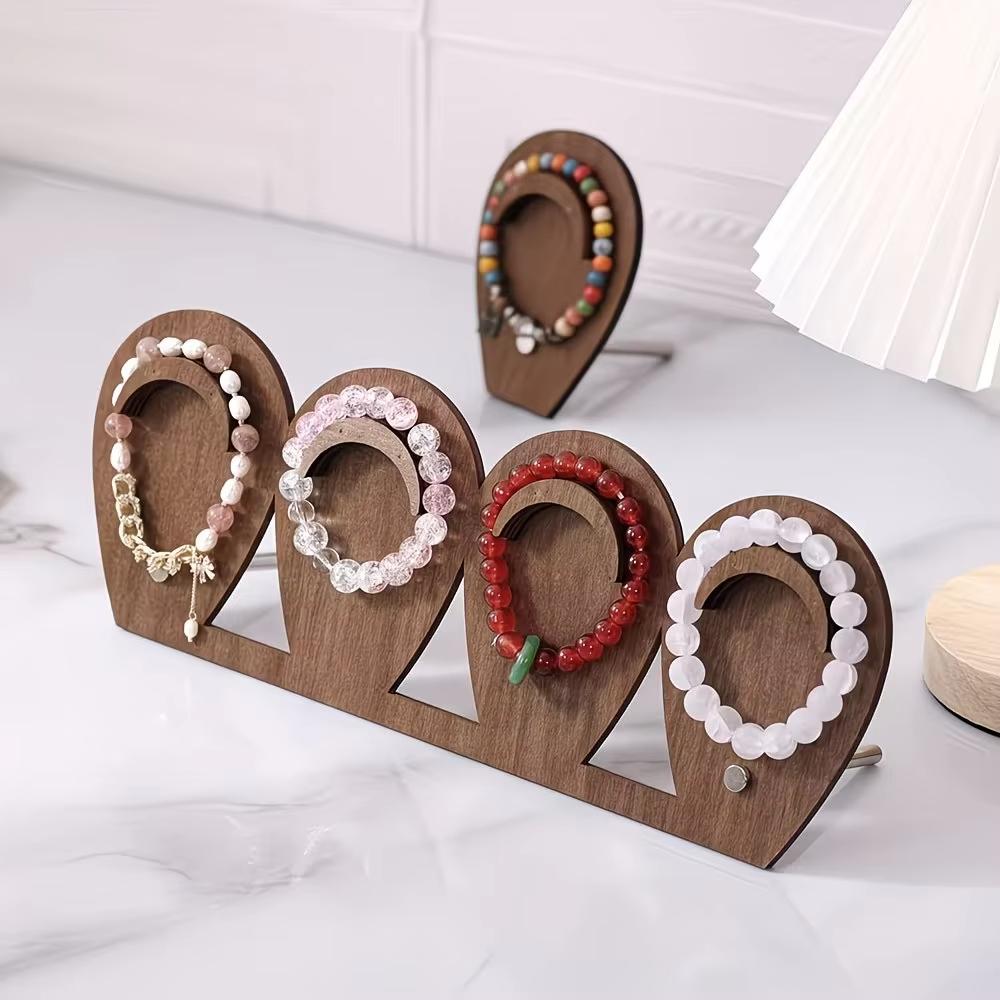 Firm Bracelet Display Rack Wood Necklace Display Stand Classic Ornaments  Storage Case  Jewelry