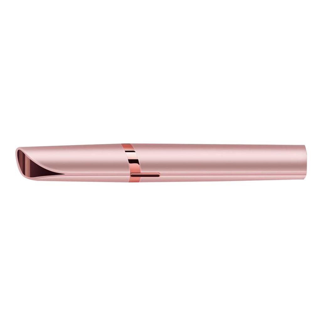 Electric Eyebrow Trimmer Incisive Cutter Head Portable Facial Hair Remover for Women Rose Gold