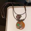 Tassel Long Sweater Chain Wood Bohemian Style Necklace Sweet Ethnic Style Wooden Necklace  Party