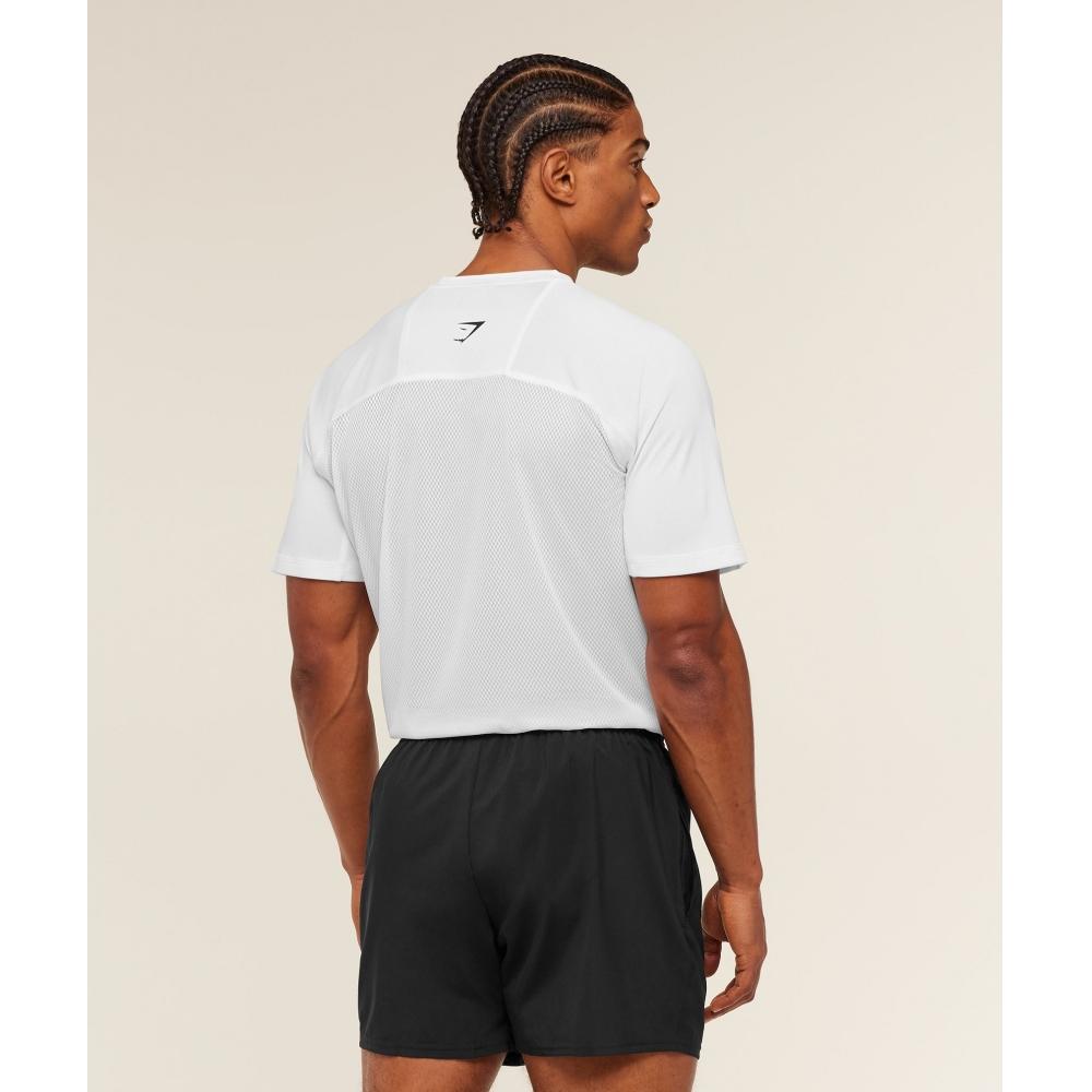 Gymshark Train T shirT whiTe A4c5o Wb57