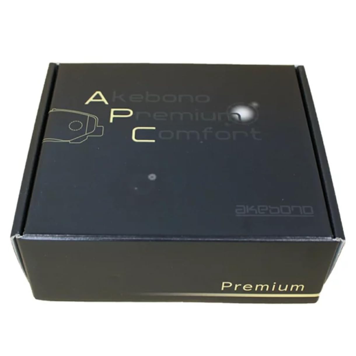 

Akebono Premium Comfort Disc Brake Pads Premium Comfort Set Part (APC) High-Performance (APC-735WK 709K) Number APC-SET02 чёрный