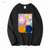 The Ten Largest No 2 Hilma Af Klint Painting T Shirt Art For Her Him Lover Vintage Washed Homme Versatile Fashion Comfortable