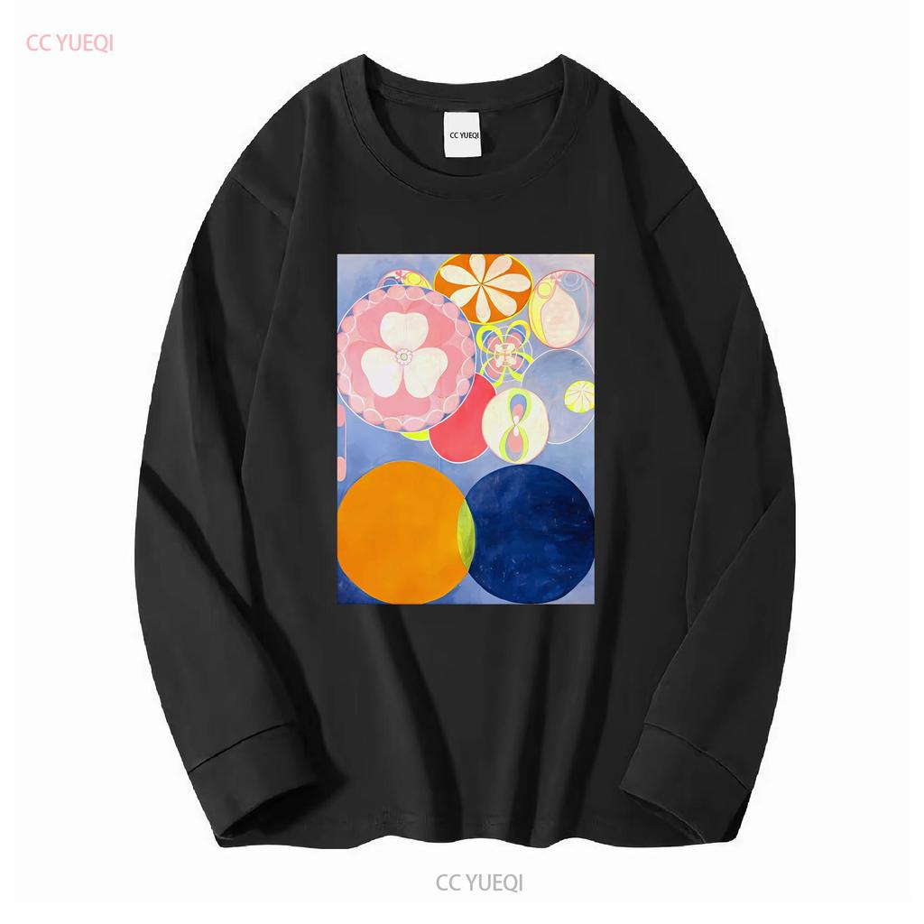 The Ten Largest No 2 Hilma Af Klint Painting T Shirt Art For Her Him Lover Vintage Washed Homme Versatile Fashion Comfortable