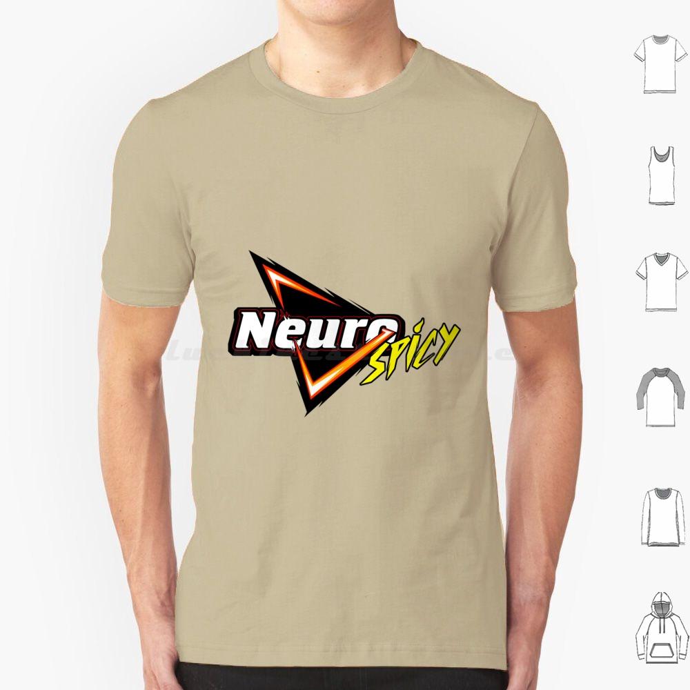 Neurospicy T Shirt Cotton Men Women DIY Print Neurodivergent Neurodiversity Autism Autistic Autie Aspie Adhd Audhd Neurotype