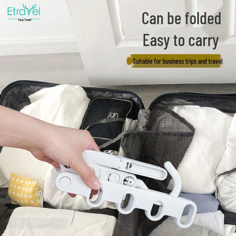 Etravel Portable Foldable Travel Clothes Hangers