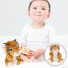 LUOZZY Tiger Hand Puppet for Kids Plush Jungle Animal Puppets Parent-Child Interactive Story Telling Puppet for Kids Role-Play Imaginative Game