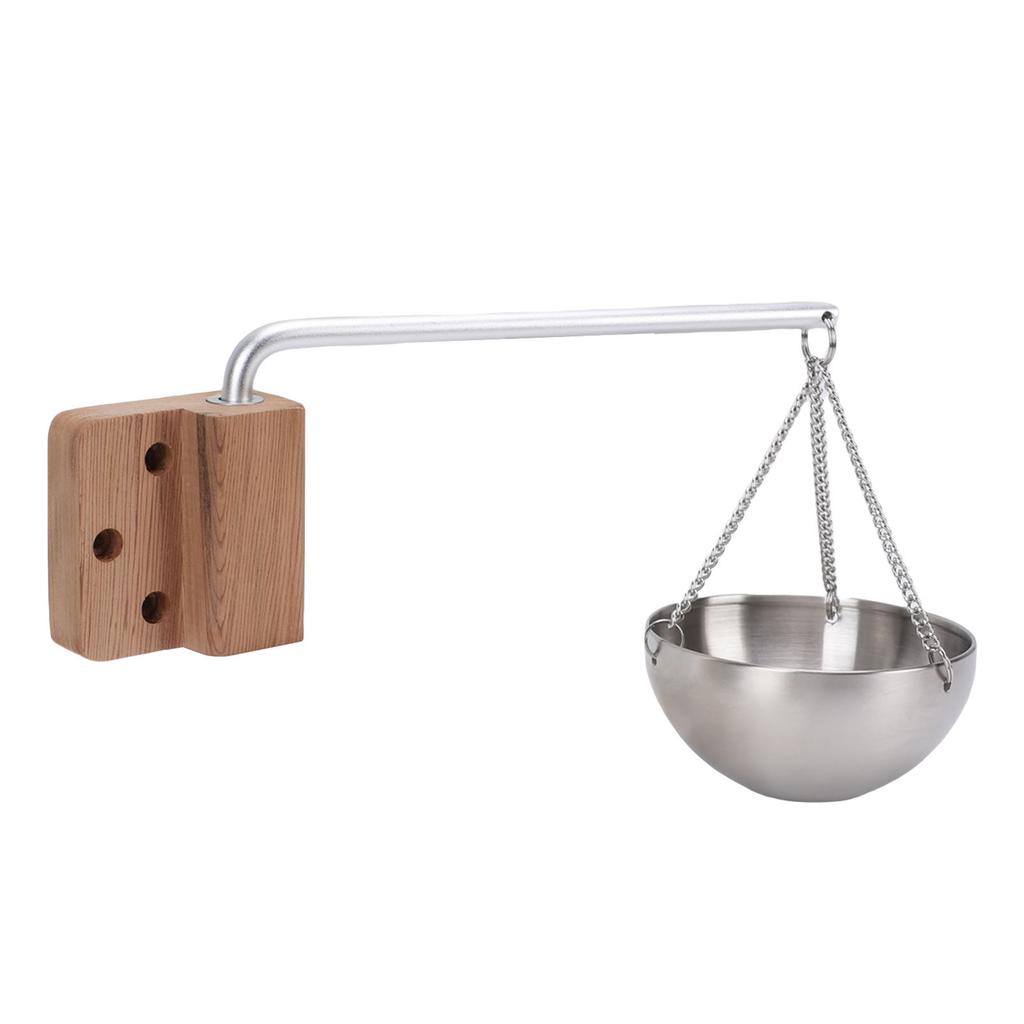 Sauna Aromatherapy Bowl Sauna Oil Cup Holder Stainless Steel Essential Oil Fragrance Diffuser Bowl for Sauna Spa Semi