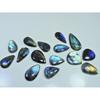402Cts.Natural Labradorite Multi Fire Pear Cabochon Loose Gemstone 15Pcs Lot LL-998