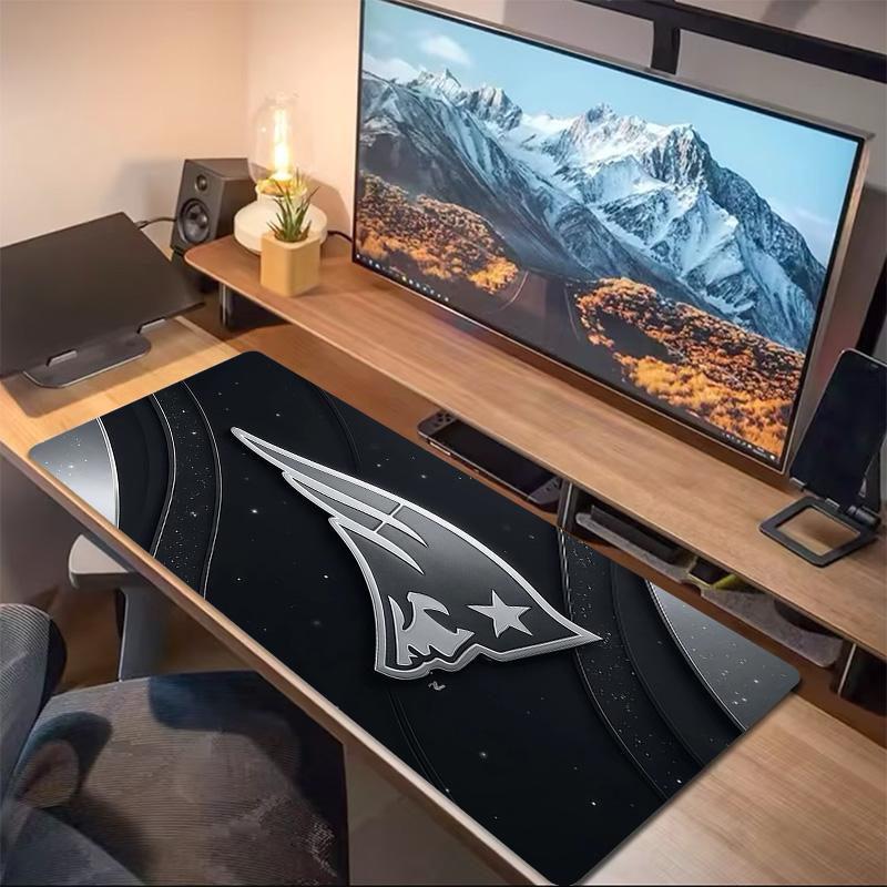 New England Patriots2 Print Cushion Non-slip Laptop Tablet Big Mousepad XXL Mat Mini PC Playmat With Lock edge