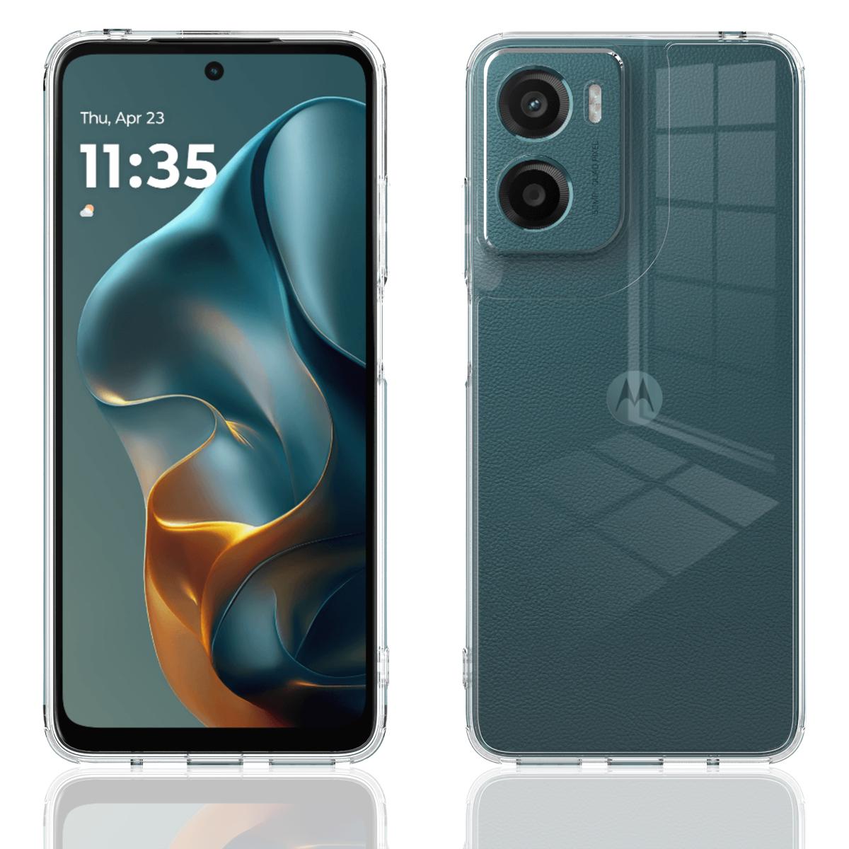 

For Motorola Moto E15 4G/Motorola Moto G05 4G Clear Phone Case TPU+Acrylic Shockproof Phone Back Cover Clear