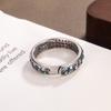 Xiaomi BF CLUB 925 Sterling Rings for Women Simple Geometric Handmade Irregular Retro Retro Butterfly Ring Allergy For Birthday Gift