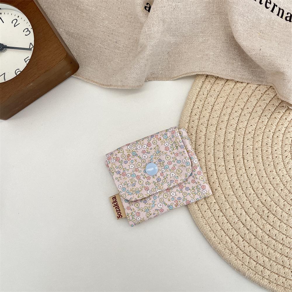 Mini Makeup Storage Bag Portable Lipstick Key Coin Organizer Pouch for Women Sanitary Napkins Bag