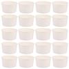 100 Pcs Ice Cream Cups Paper Dessert Container Soup Bowl Cake Jelly Pudding Snack