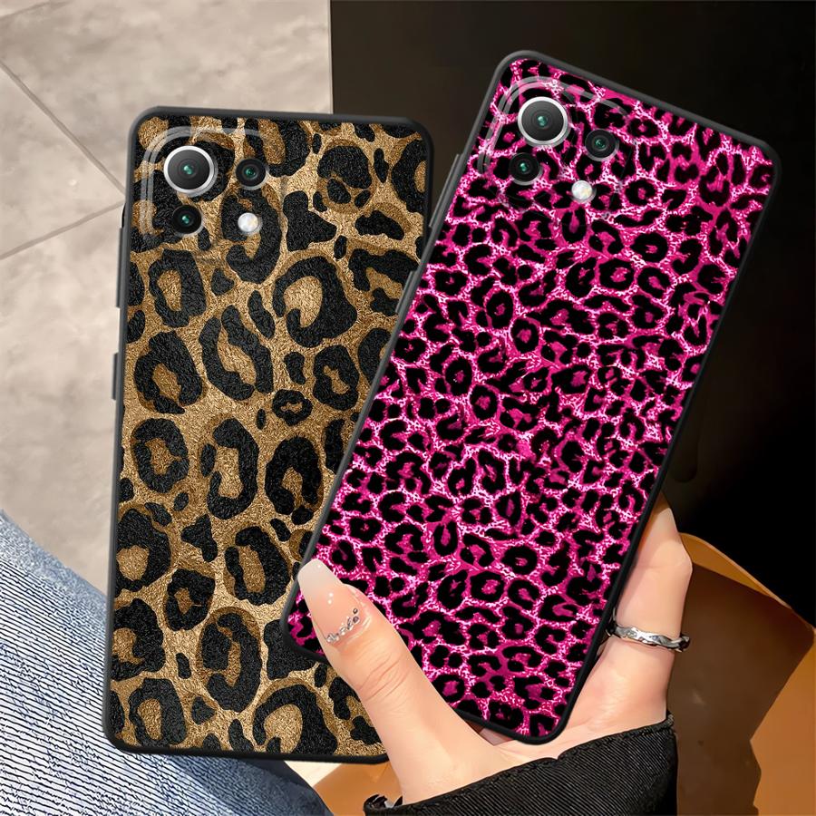 Fashion Leopard Pattern Funda Phone Cover Case for Xiaomi Mi 13 Lite 11 11T 12X 12 12T Pro 15 Pro 14 10T