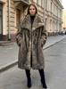 Women's Fox Fur Jacket for Daily Wear