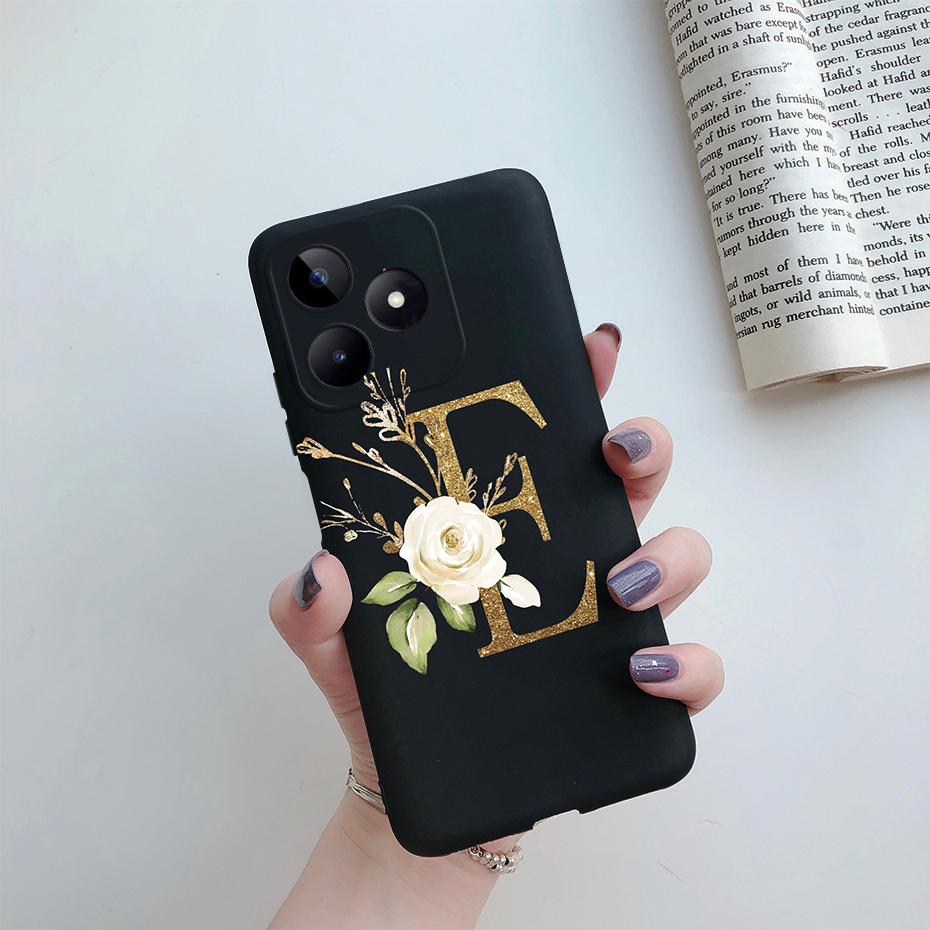 For Realme C53 Case RealmeC53 Cover Soft Silicone Cute Letters Phone Case For Realme C53 2023 RMX3760 C 53 Narzo N53 Funda Capa