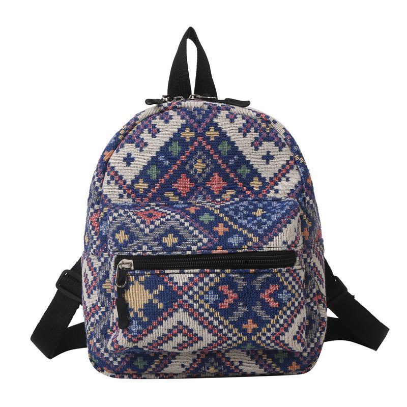 Unique Fashionable Canvas Backpack With Stunning Embroidery For Stylish Women In 2023