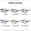 Vintage Women Reading Glasses Anti Blue Light HD Lens Far Sight Eyewear 0 To +4.0 Diopter Trendy Large Frame