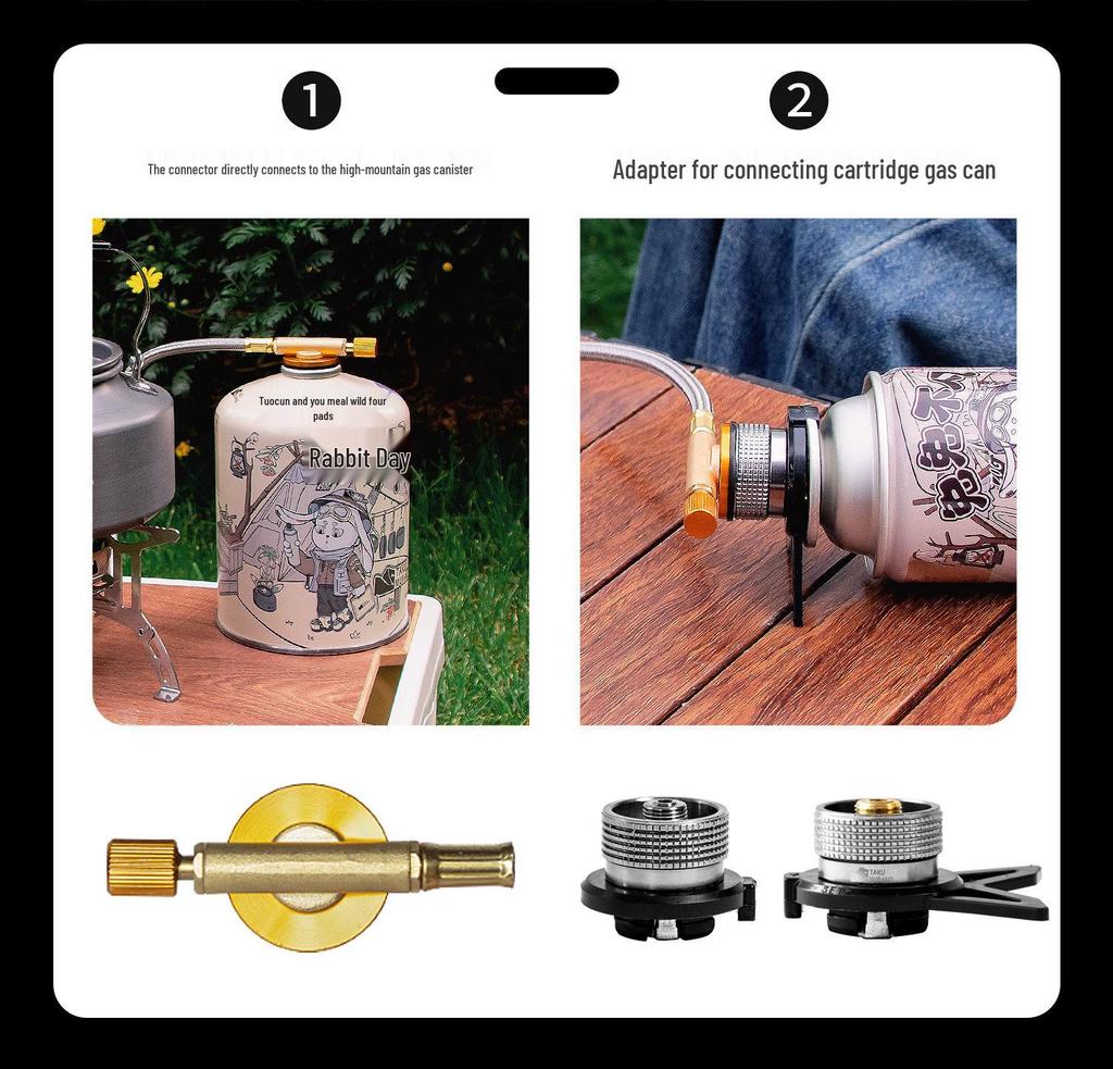 Tuocun Portable Outdoor Camping Stove: Folding High-Altitude Gas Burner