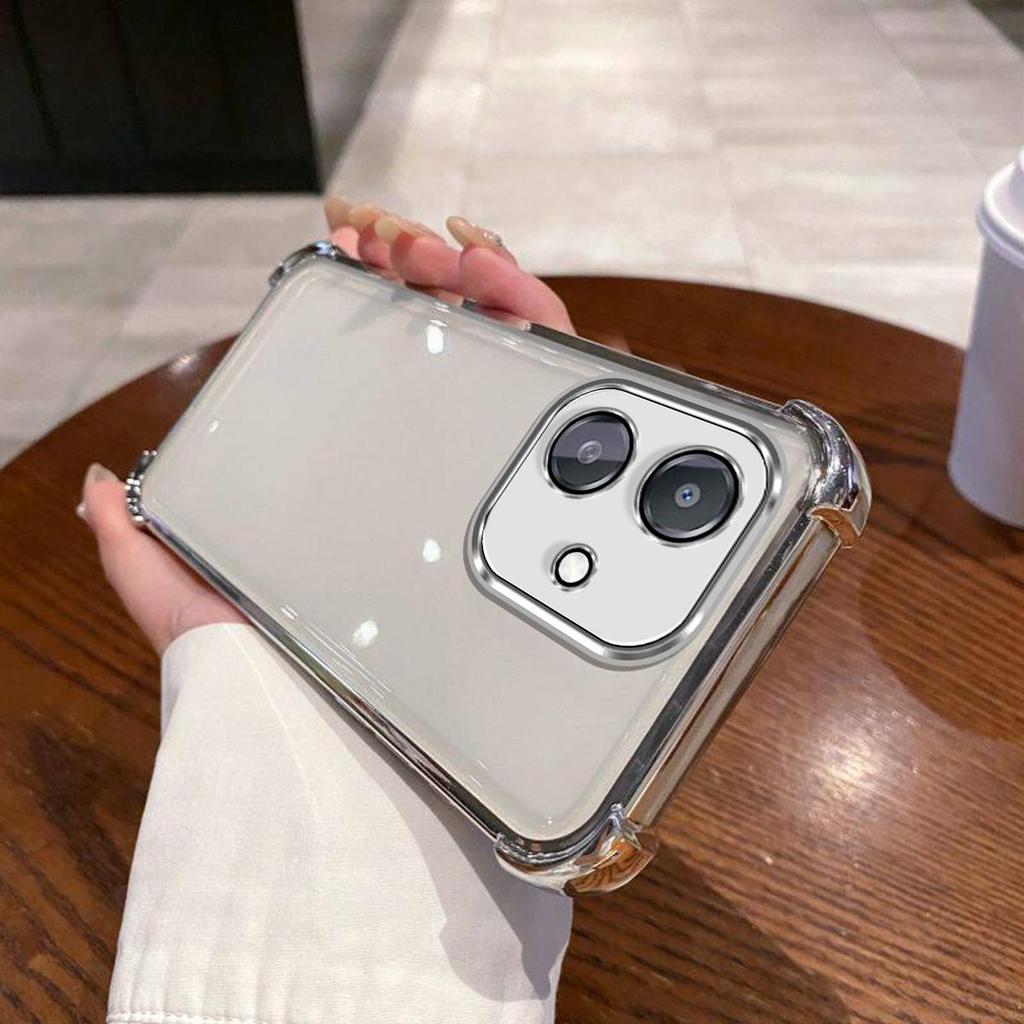 Case for OPPO A5i,A3 5G,A3 4G,A3x 4G/5G Electroplated Color Border Clear Phone Casing Cover