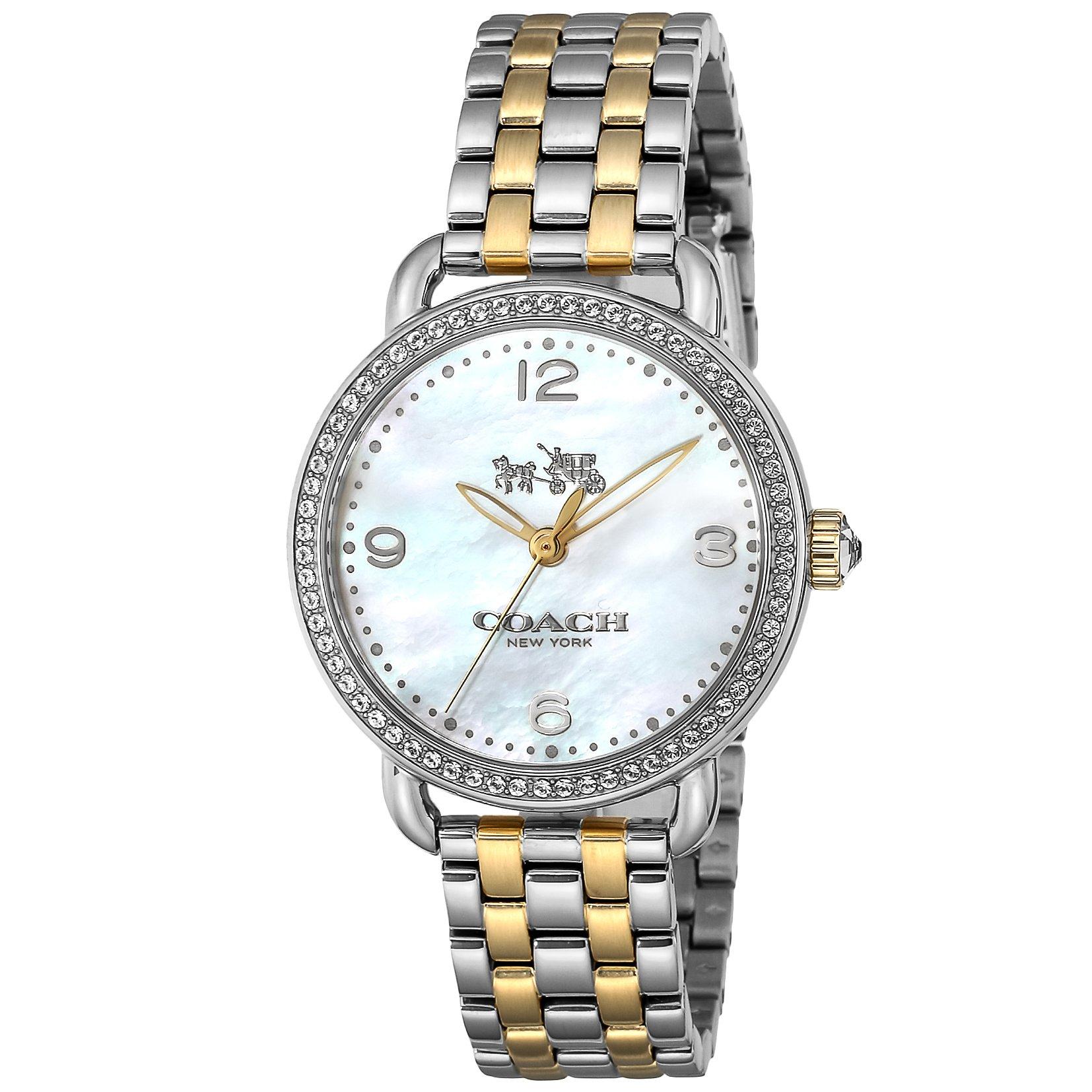 

Watch DELANCEY White Pearl Dial Stainless Steel Quartz 36MM Watch 14502484 Multicolor [Coach] Women s [Item]