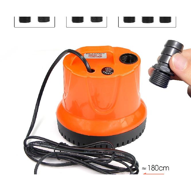 30/45/60/85/110 W 220V Bodenabsaugende Wasserpumpe für Garten-Fischteich Leise Tauchpumpe Multifunktionale Kleine Absaugpumpen