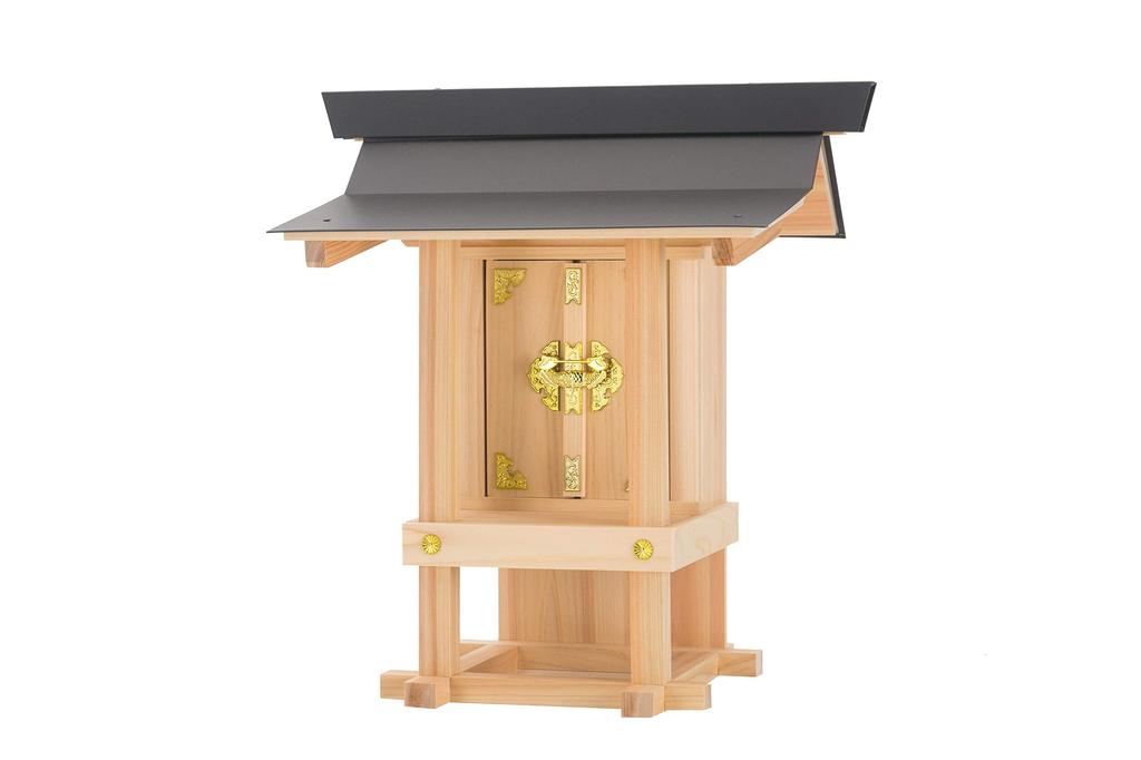 Kamidana no Sato Sanctuar Shinto Zeul Pământului (Mediu) Tablă Cutată Colorată Natural