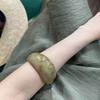 Bohemian Translucent Acrylic Bangle Europe American Style Smudged Hand Ring  Women
