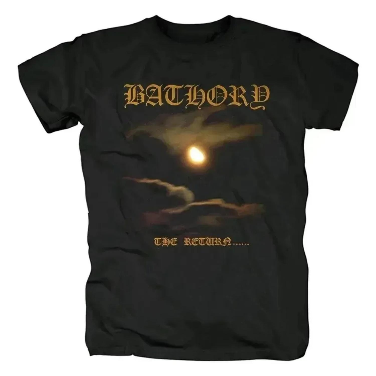 

Bathory Black Metal Venom T Shirt Casual Fashion Hip Hop Streetwear Short Sleeve Plus Size T Shirt Unisex S