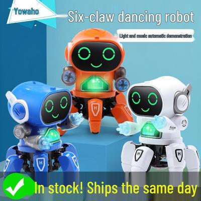 Electric Cartoon Dancing Octopus Toy with Music & Lights for Kids