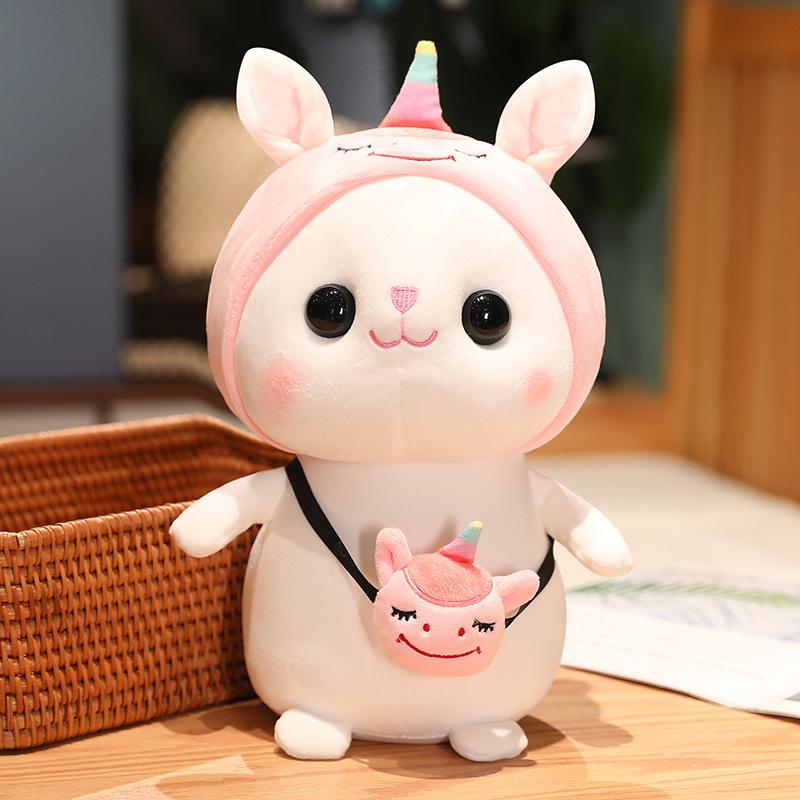 Manufacturer Wholesale Sun Rabbit Baby Plush Toy Doll Turned Into Rabbit Doll Children'S Gift Cute Creative Rabbit