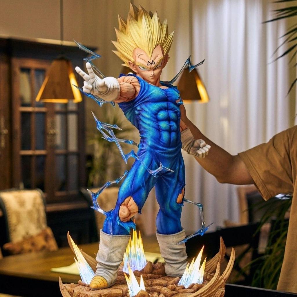 Dragon Ball anime merchandise: Unlimited Demonized Vegeta GK statue figure, anime model, decorative item, gift for boys.