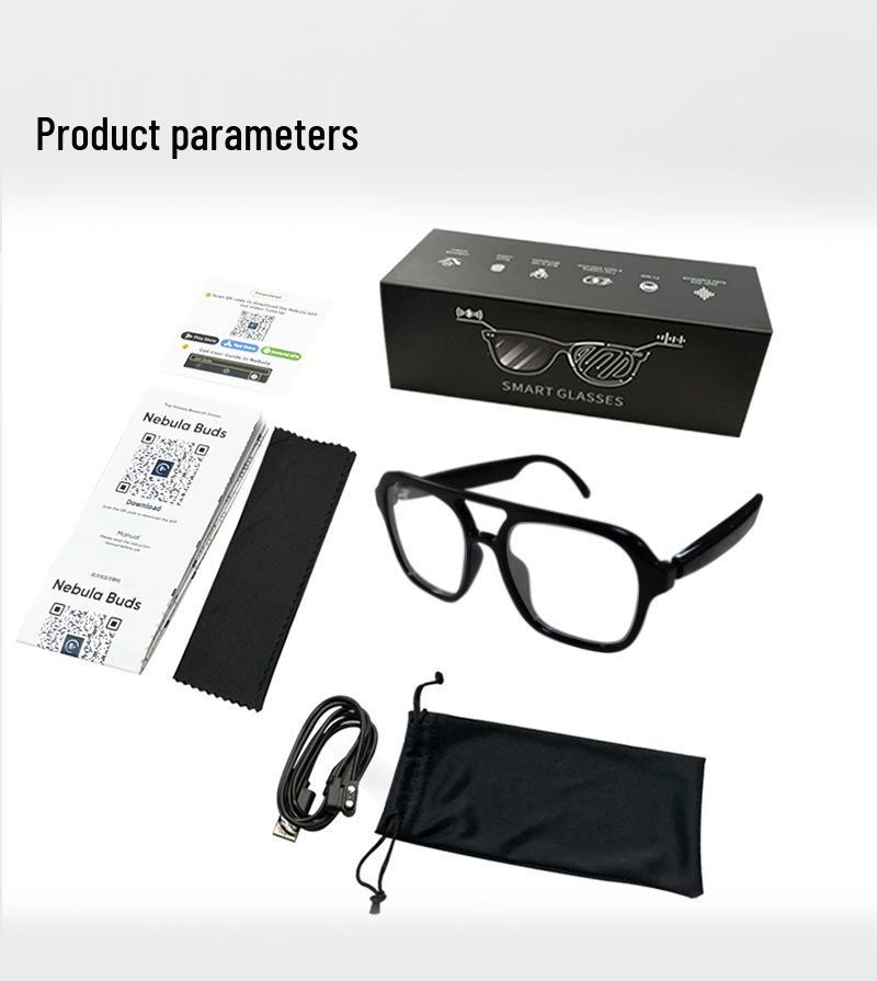 Smart Photochromic AI Glasses with Music & Call Features for Outdoor Cycling & Driving