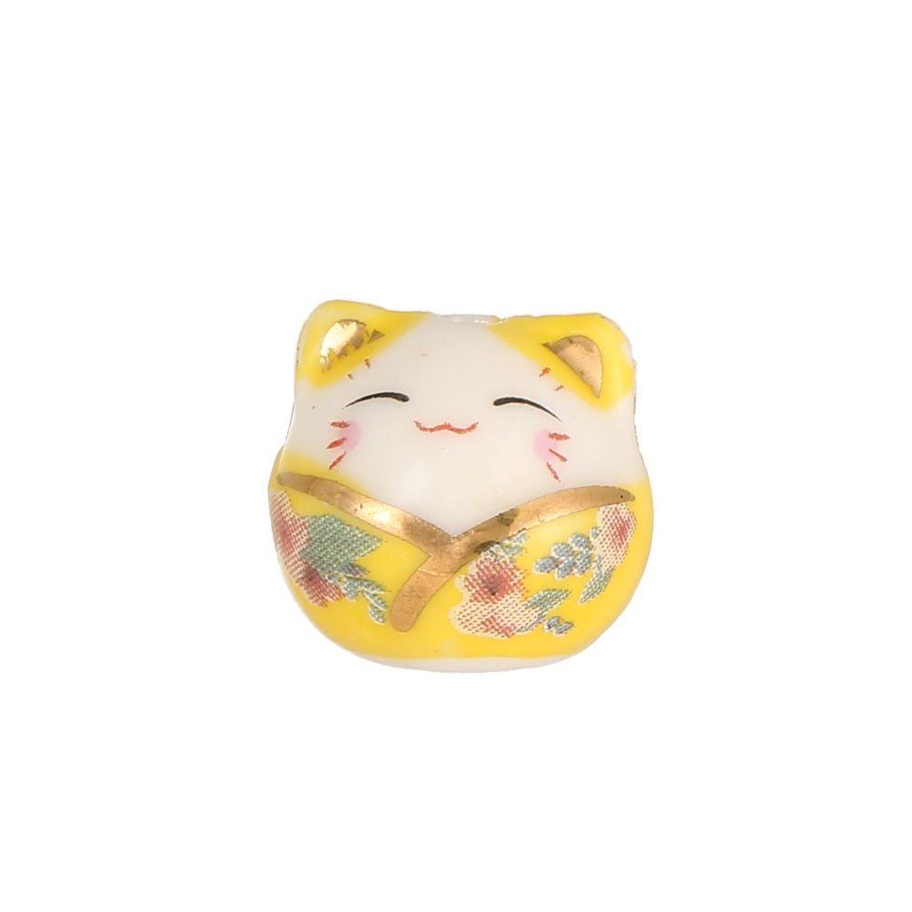 Kitty Maneki-neko Beads Cat DIY Jewelry Accessory Fashion Plutus Cat Beads  DIY Jewelry