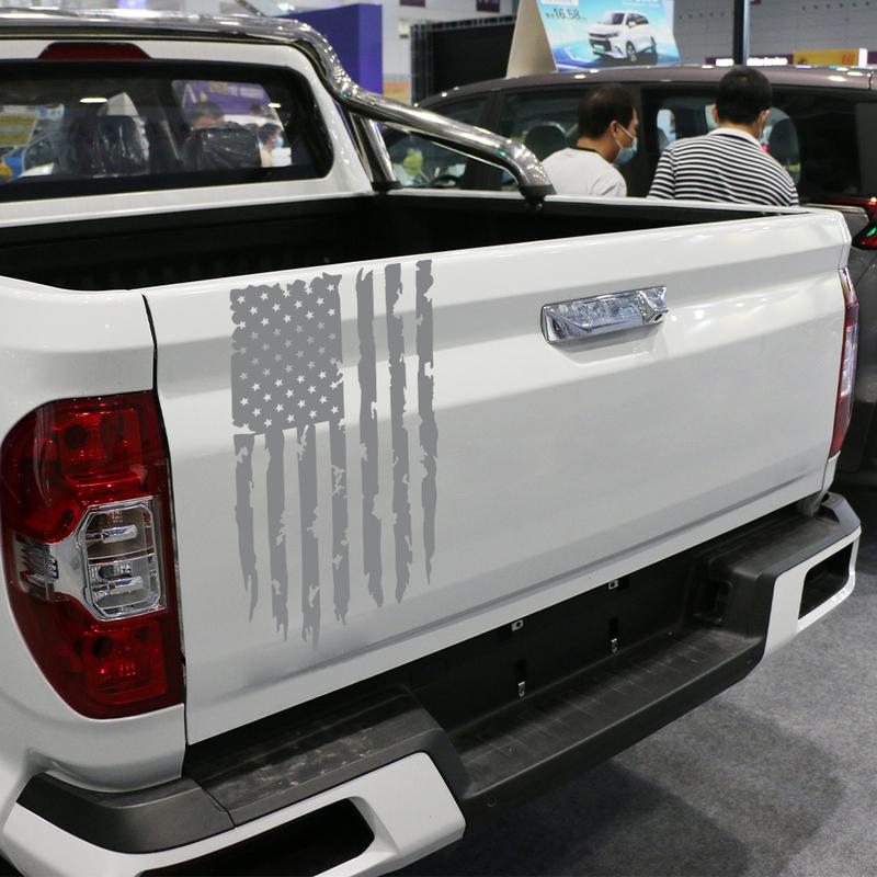 Car Sticker Flag Decor Decal For Dodge RAM Toyota Hilux Tacoma Jeep Gladiator Isuzu Dmax Ford F150 Auto Tuning Accessories