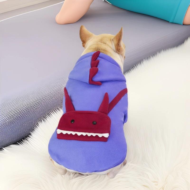 Autumn and winter new pet sweater Halloween Christmas funny outfit Teddy transformation outfit robot dog clothes