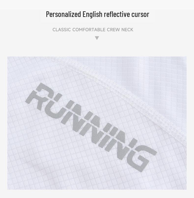 Herren Schnelltrocknendes Langarm-Sport-T-Shirt für Laufen, Basketball und Radfahren