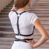 Adjustable Punk Style Synthetic Leather Waist Cincher Women's Harness Belt For Body Shaping And Fashionable Outfits