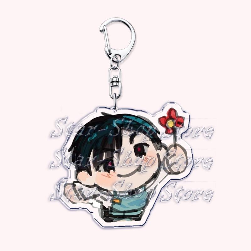 Cute Alien Stage Roommates Chibis Keychains for Womens Accessories Bag Luka Ivan Till Mizi Hyuna Sua Keyrings Jewelry Fans Gifts