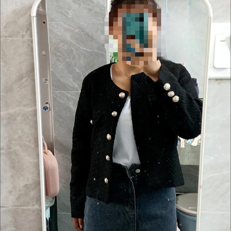 Frühlingsmode im französischen Stil, dicke Woll-Kurzjacke für Damen