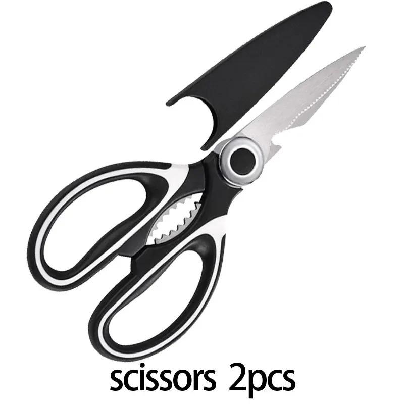 Wielofunkcyjne nożyczki kuchenne Zabijanie ryb w gospodarstwie domowym Warzywa pieczone brojlery Nożyczki do kości Nożyczki ze stali nierdzewnej