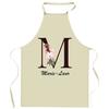 Tablier De Cuisine - Marie-Laure Lettre - Impression Bretonne - Coton Résistant - Fabrication France
