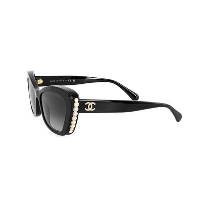 Sluneční brýle Cat Eye s logem Dámské sluneční brýle Černé CH5481HC622S6