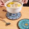 Oil-proof Dining Table Mat Ethnic Style Cork Placemat Pot Holder  Home Decoration