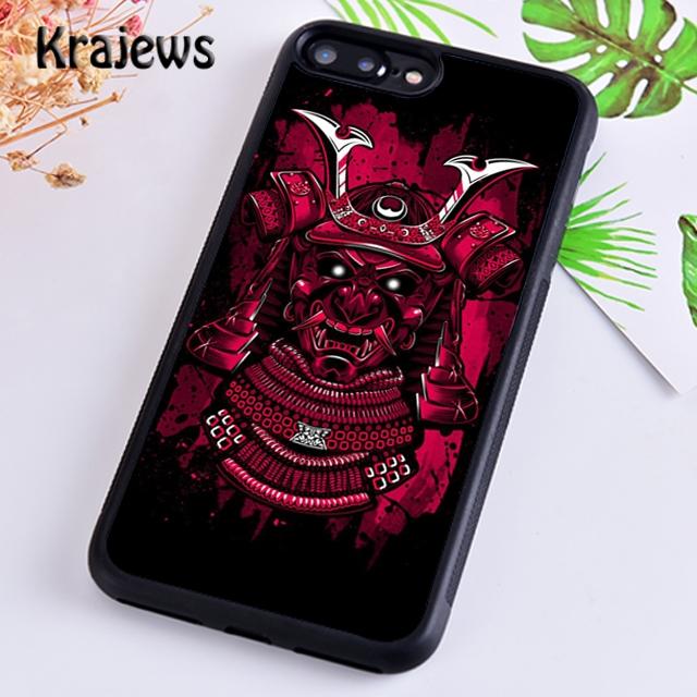 Samurai Mask Helmet Phone Case Cover For iPhone 17 Air 16 15 14 plus 12 13 pro max coque Shell Fundas