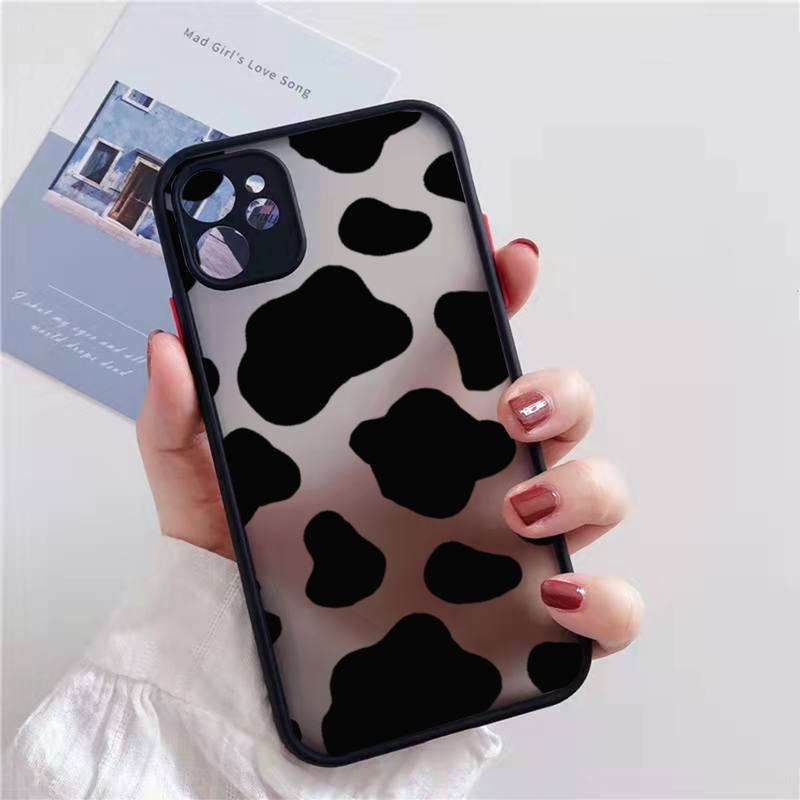 Iphone 11 Leopard Case Zebra Cow Stripe Pattern Print Transparent Phone Cases For Iphone 11 13 12 7 8 Plus Mini X Xs Xr Pro Max