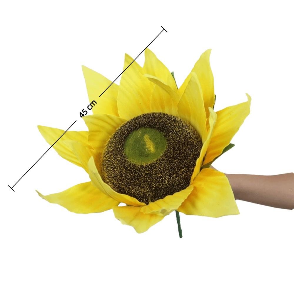 New 45/55cm Artificial Sunflower Giant Window Display Simulation Sun Flower Fake Flower Background Props