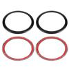 4Pcs Carbon Fiber Style Car Door Speaker Ring Trim Cover for BMW 3 Series F30 GT F34 13 18