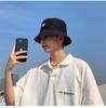 Trendy Double-Sided Embroidered Fisherman Hat for All Seasons - Unisex Casual Style